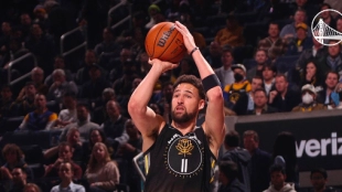 Klay Thompson, estrella de Golden State Warriors. 