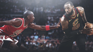 Michael Jordan y LeBron James, los dos mejores jugadores de la historia de la NBA