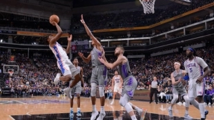 Sixers y Kings, regular esfuerzos. Foto: gettyimages