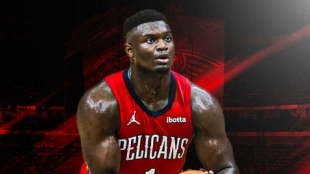 Zion Williamson, estrella de New Orleans Pelicans.