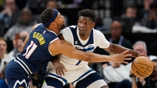 Anthony Edwards, en los Playoffs NBA 2023 contra los Denver Nuggets