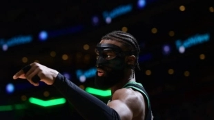 Jaylen Brown, accidente doméstico. Foto: gettyimages