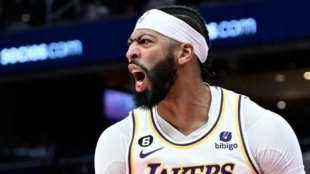 Anthony Davis, jugador de Los Angeles Lakers.