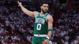 Boston Celtics, posible remontada histórica ante Miami Heat. Foto: gettyimages