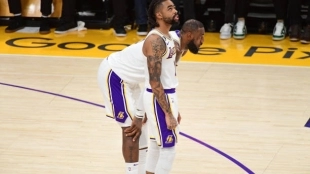 D´Angelo Russell, desastre contra los Nuggets. Foto: gettyimages