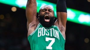 Jaylen Brown, estrella de Boston Celtics. 