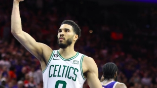 Jayson Tatum, estrella de Boston Celtics. 