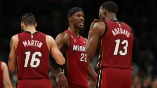 Miami Heat gana a Boston Celtics en playoffs NBA 2023. Foto: gettyimages