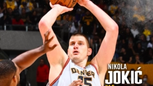 Nikola Jokic, estrella de Denver Nuggets.