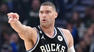 Brook Lopez, jugador de Milwaukee Bucks.