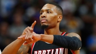 Damian Lillard, estrella de Portland Trail Blazers.