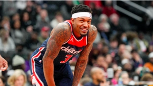 Bradley Beal, con la camiseta de Washington Wizards