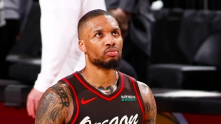 Damian Lillard, estrella de Portland Trail Blazers que suena para los Heat.