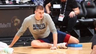 Nikola Jokic, clave reacción Denver Nuggets en Miami. Foto: gettyimages