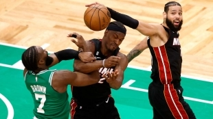 Caleb Martin desvela la táctica para batir a los Celtics: "Ese siempre fue el plan"