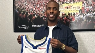 Chris Paul, jugador de Golden State Warriors.