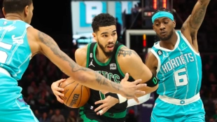 Jayson Tatum, estrella de Boston Celtics. 