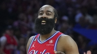 James Harden, jugador de Philadelphia 76ers.