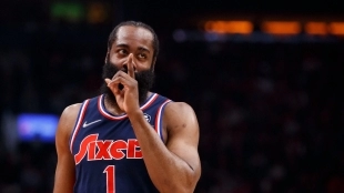 James Harden, jugador de Philadelphia 76ers.