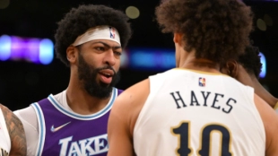 Anthony Davis y Jaxson Hayes han seguido el mismo camino: de Pelicans a Lakers. 