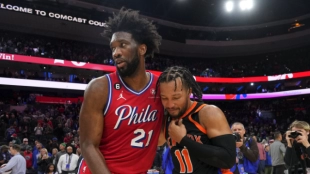 Joel Embiid suena para New York Knicks.