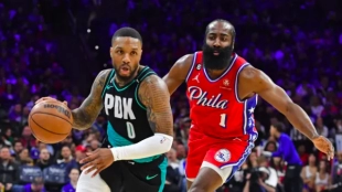 Damian Lillard y James Harden, envueltos siempre en rumores NBA.