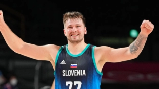 Luka Doncic, estrella eslovena de Dallas Mavericks. 