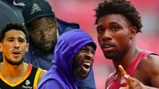 Noah Lyles ha calentado a varias estrellas NBA. 