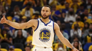 Stephen Curry, estrella de Golden State Warriors. 