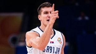 Bogdan Bogdanovic, jugador de Serbia.