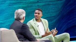 Giannis Antetokounmpo, trabajo con Olajuwon. Foto: gettyimages