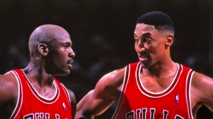 Michael Jordan y Scottie Pippen: otro nivel. 