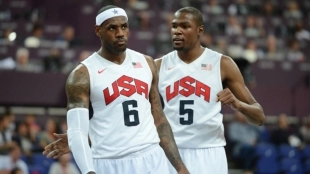 LeBron James y Kevin Durant