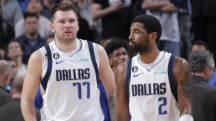 Luka Doncic y Kyrie Irving