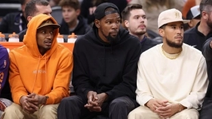 Bradley Beal, Kevin Durant y Devin Booker
