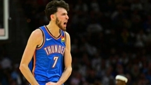 Chet Holmgren, jugador de Oklahoma City Thunder.