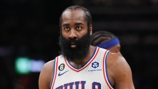 James Harden, jugador de Philadelphia 76ers.