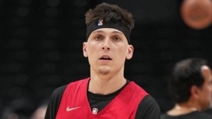 Tyler Herro, jugador de Miami Heat.