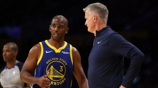 Chris Paul y Steve Kerr