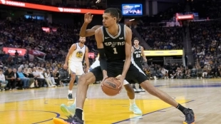 Mavs entrenan para Wembanyama. Foto: gettyimages