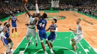 Jrue Holiday, debut con Boston Celtics. Foto: gettyimages