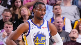 Jonathan Kuminga, jugador de Golden State Warriors. 