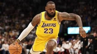 LeBron James, jugador de Los Angeles Lakers.