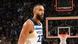 Rudy Gobert, jugador de Minnesota Timberwolves.
