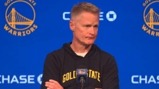 Steve Kerr, entrenador de Golden State Warriors.