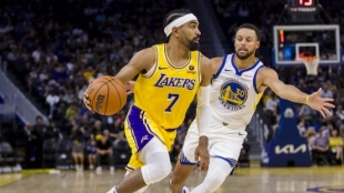 Gabe Vincent, jugador de Los Angeles Lakers. 