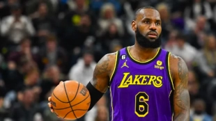 LeBron James, estrella de Los Angeles Lakers.