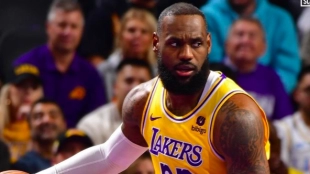 LeBron James, estrella de Los Angeles Lakers.