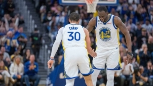 Stephen Curry y Draymond Green