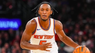  Immanuel Quickley, jugador de New York Knicks. 